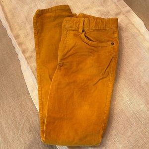 Brooks Brothers size 12 boys mustard colored corduroy pants. Euc